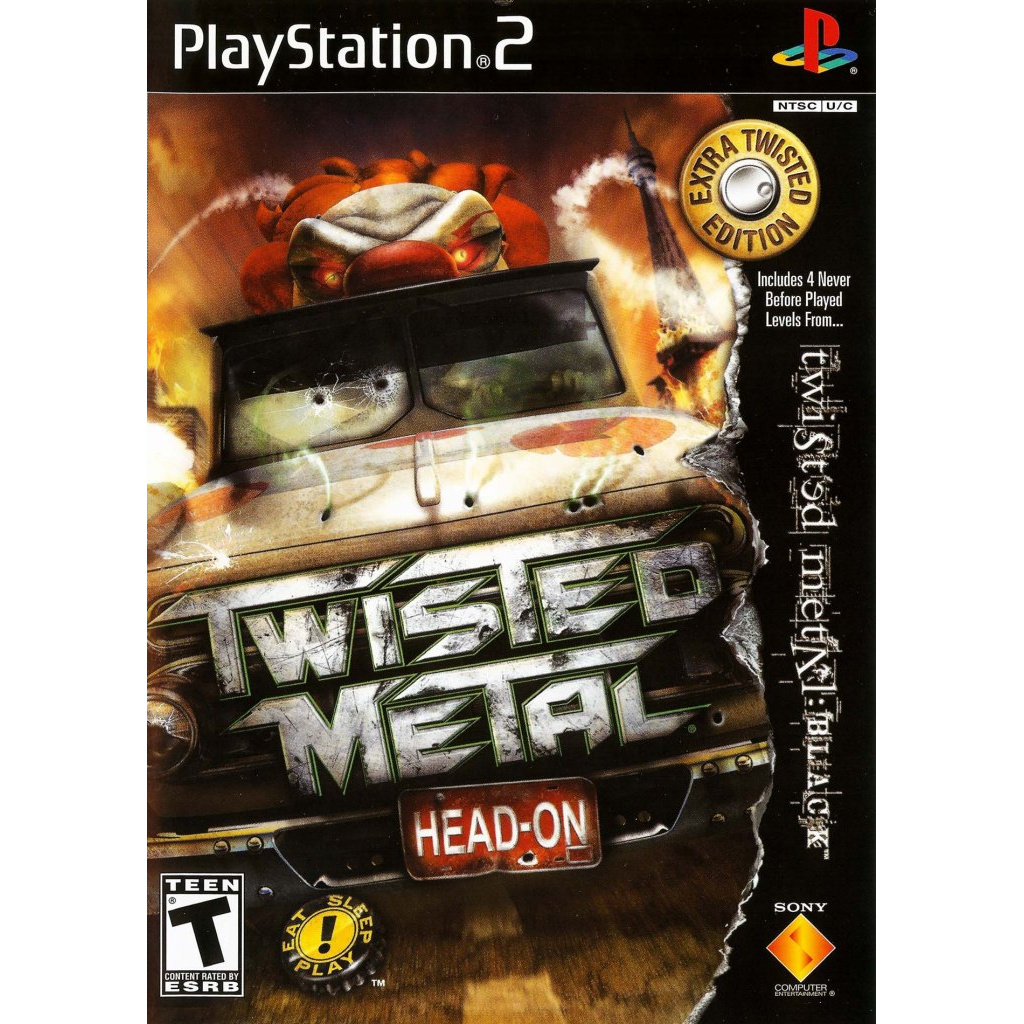 Jeu Twisted Metal Black - Version PS2 Promotionnelle - Très Bon état - Complet