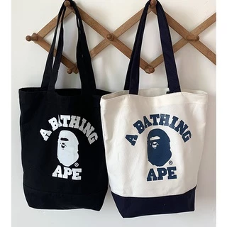 Versão Japonesa Da Marca BAPE ape head tide Lona Mamãe Saco De Moda Simples De A Tiracolo Fêmea De Grande Capacidade