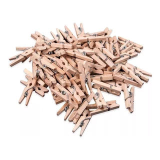 50 Mini Prendedores Pregador - Lembrancinhas - Fotos 2,5cm em Oferta na Shopee