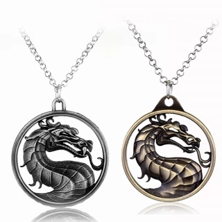 Colar De Kombat Mortal Jogo De Luta Dragon Jane Empire Pendant Jóias Vintage Para Presente De Fãs De Jogos