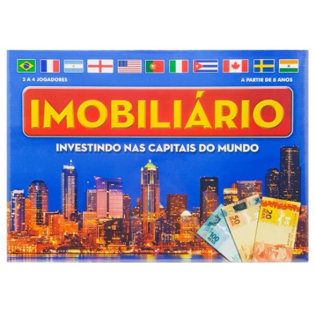 BANCO IMOBILIÁRIO - TABULEIRO - PROMOÇÃO - Capitais do Mundo Jogo