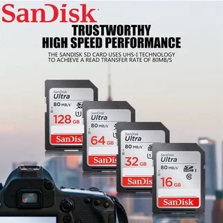 Cartão De Memória 16GB 32GB 64GB 128GB SD Classe10 SDHC 120MB/s Flash Card Para Câmera