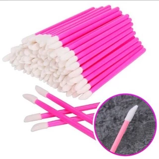 Kit 250 pincel aplicador descartável de batom gloss extensão limpeza de cílios