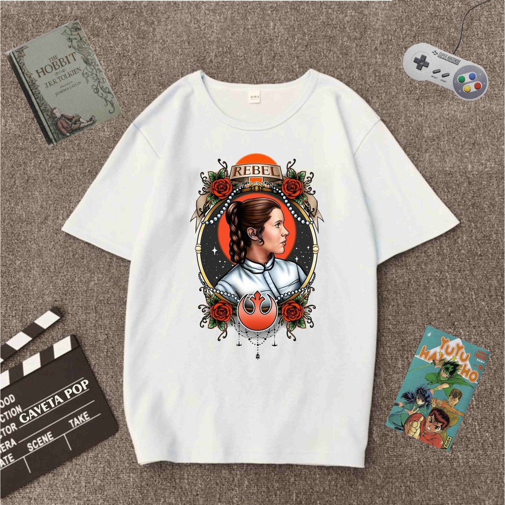 Camiseta Star Wars Princesa Leia Organa Shopee Brasil