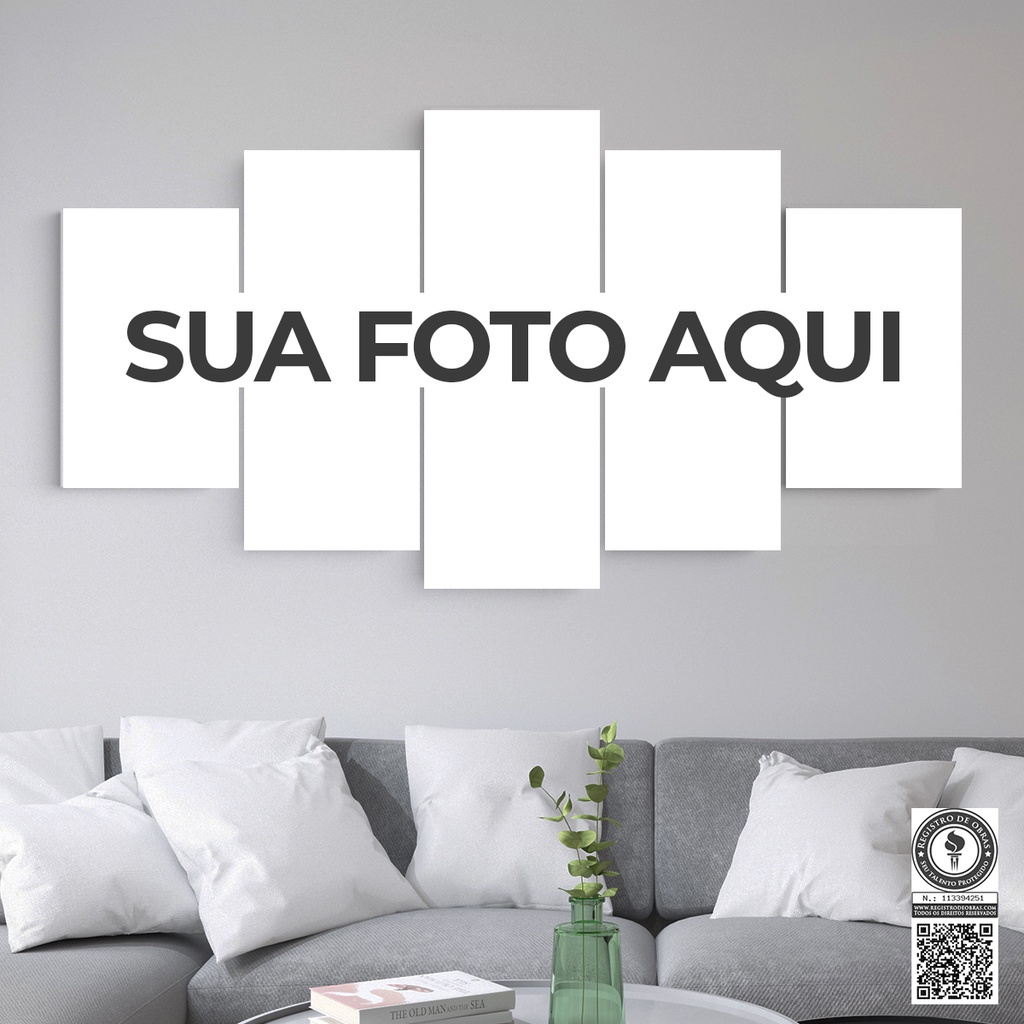 Quadro Personalizado 5 Peças