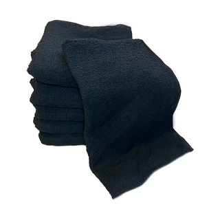 Kit 5 Toalhas de Rosto Salao Branco ou Preto 60x40cm 100% Algodao
