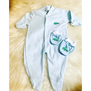 kit Lacoste para bebê menina