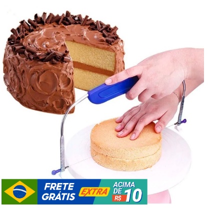 Nivelador Profissional De Bolo Ajustável Luxo Konfektt
