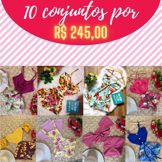 Kit Conjuntos Feminino Para Revenda Atacado 10 Peças