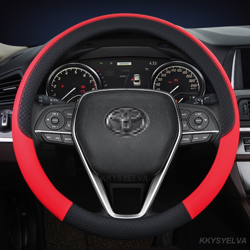 Para O Toyota Corolla Allion Levin GT Cross Car Carro Capa Do Volante Couro 38CM Acessórios Antiderrapantes Automóveis