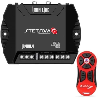 Módulo Potência Stetsom Ir400 400w + Controle K1200 Vermelho