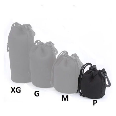Porta Lente Fotografica Em Neoprene Profissional Case Bag Pequeno