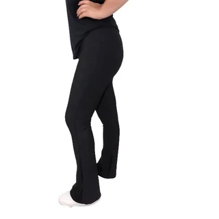 Calça flare preto boca de sino bandagem feminina cintura alta pp,p.m.g.gg