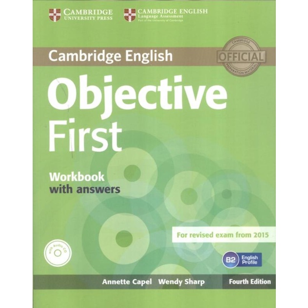 Livro - Cambridge English Objective First Wb With Answers And Audi ...
