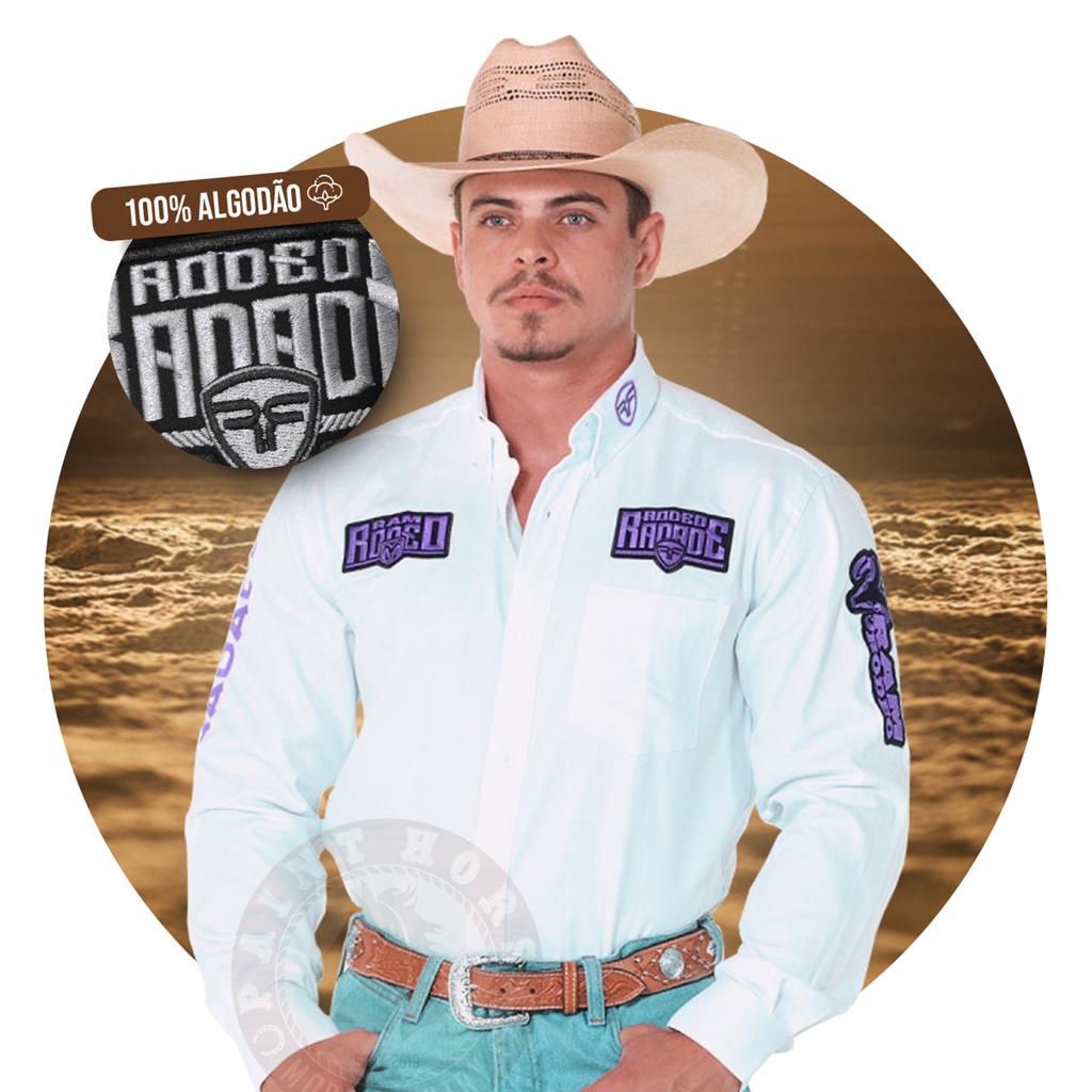 camisao country radade masculina bordada barretos peao festa boiadeiro ...