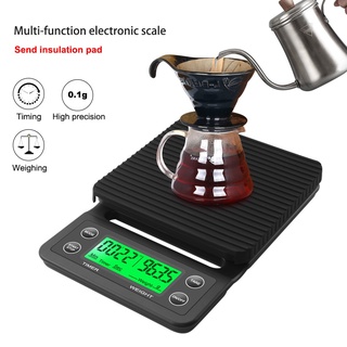 J&M 5 Kg/0.1g Gotejamento Café Escala Com Temporizador Eletrônico Portátil Digital Da Cozinha display LCD De Alta Precisão 3