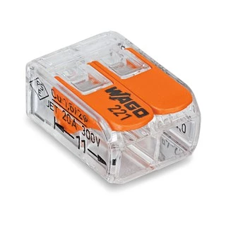 Conector para fios Wago 221-412 50 Peças