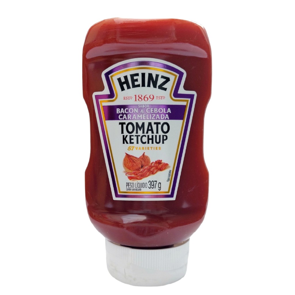 Ketchup Heinz Bacon 397g Shopee Brasil