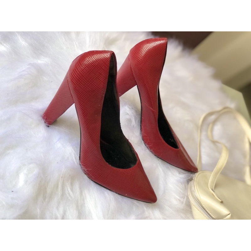 Scarpin best sale vermelho constance