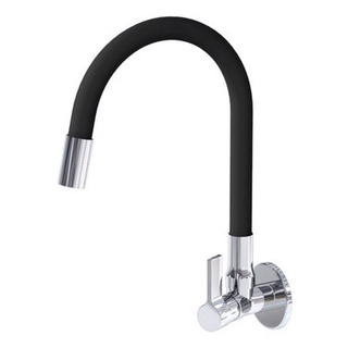 Torneira Flexível Gourmet de Cozinha Parede Flex Luxo Linda PRETA corpo silicone robusto 1167C70