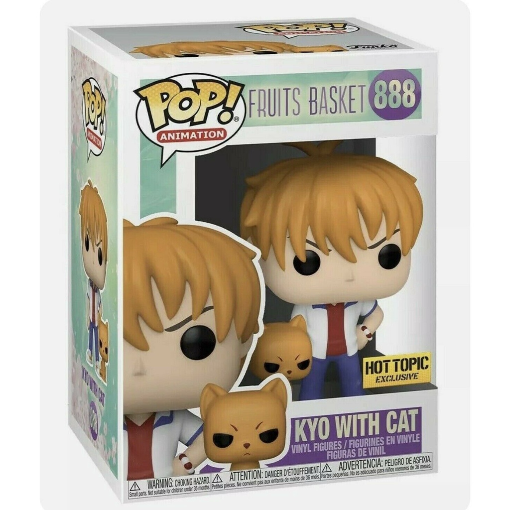 Funko Pop Fruit Basket Kyo with Cat 888 Hot Topic Exclusivo Shopee