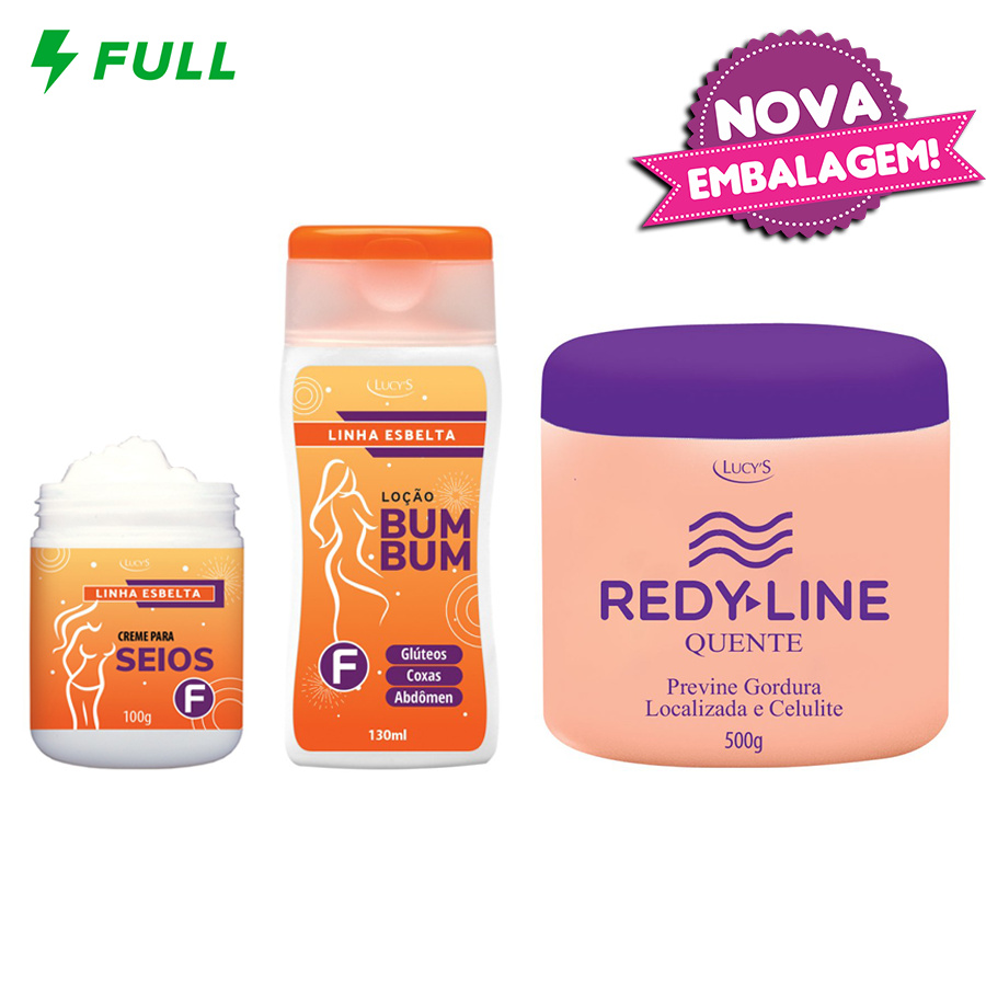 Kit Creme para Firmar Seios E Bumbum + Redutor Gordura Localizada ...
