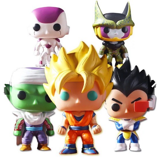 De Dragon Ball: Goku, Vegeta, Majin Boo, Freeza e os personagens