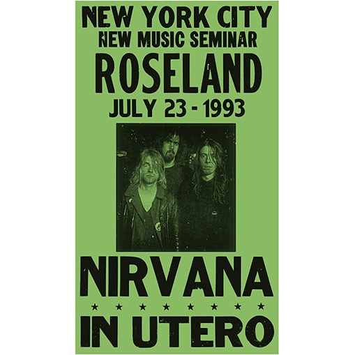 Quadro Nirvana Tamanho Grande A3 Poster - Poster Nirvana Kurt