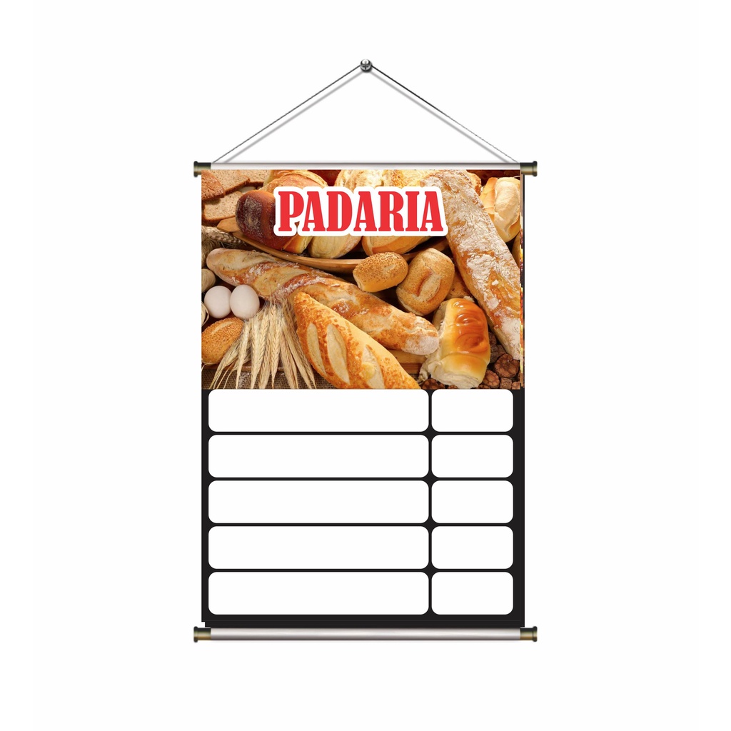 Banner PADARIA om preços ultra resistente