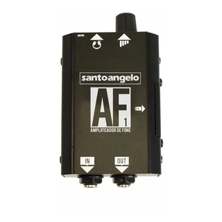 Amplificador De Fone Af1 Retorno De Palco Santo Angelo ORIGINAL Preto som estilo power play