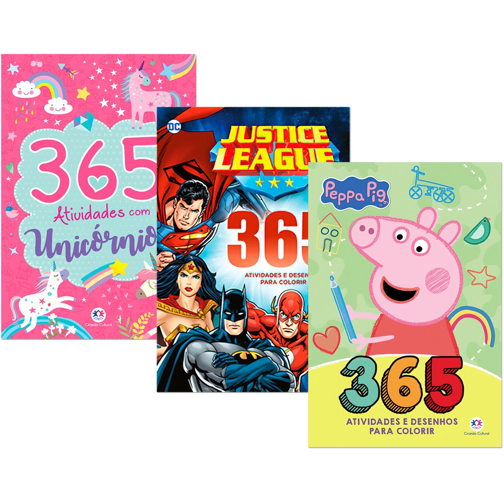 Peppa Pig - 365 Atividades e Desenhos Para Colorir (Em