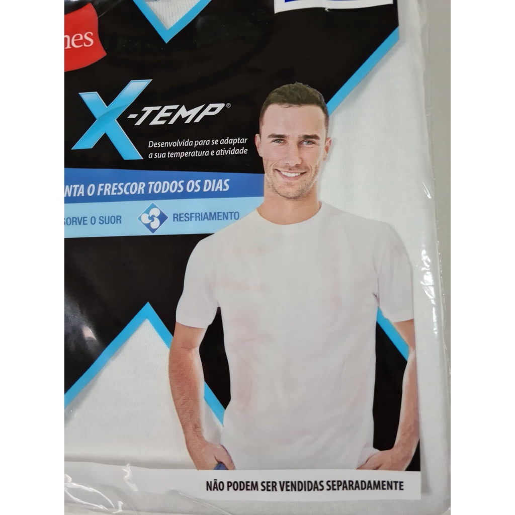 Camiseta Interior Hanes 2535 - 2 Peças - Masculina