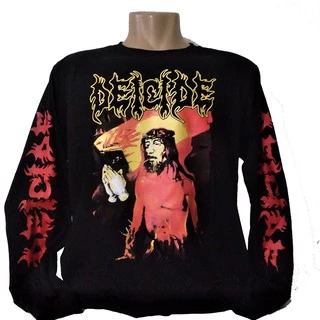 Camiseta Deicide Serpents Manga Longa. Death