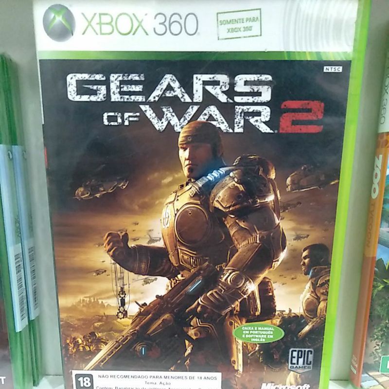 Jogo Xbox 360 Gears of War 2 Original - TH Games Eletrônicos e Celulares