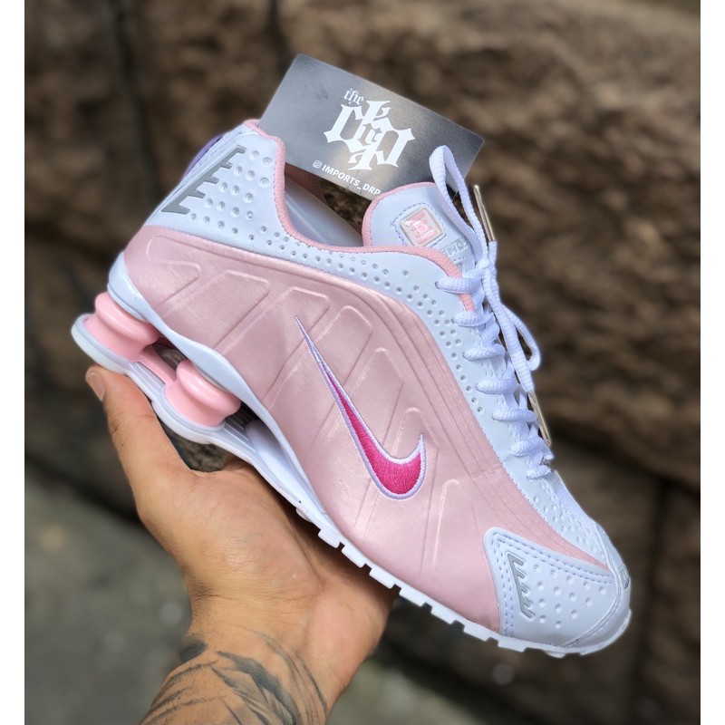 Nike shox cheap r4 rose