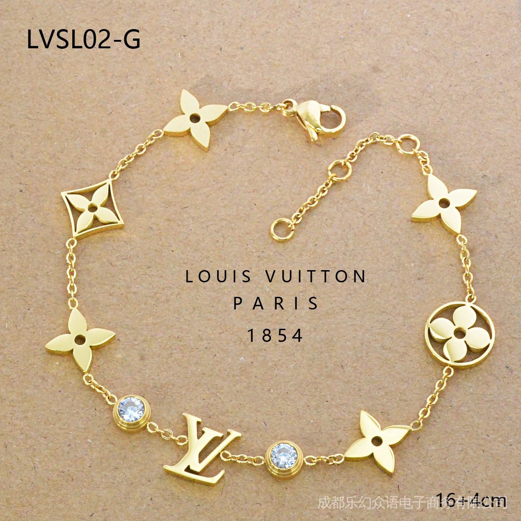 Anel Louis Vuitton Original Cadeado Prata e Dourado Feminino