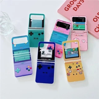 Capa Rígida Para PC Game Samsung Galaxy Z Flip 4 5G Transparente 3 Celular Criatividade Traseira