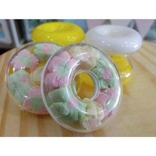 10 Baleiro Boia Barbie para Doces Festa Piscina Tropical Lembrancinha Decoração Acrílico 6x2,5cm