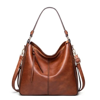 Grandes Bolsos De Couro Macio Retro Hobo Sacos Bolsas Mulheres Crossbody Bag Tote Bolsa De Ombro Designer De Das Senhoras