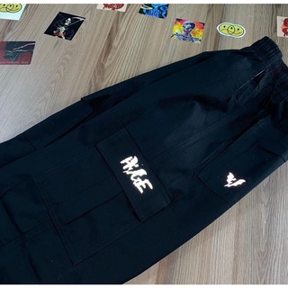 Calça cargo huge unisex preta