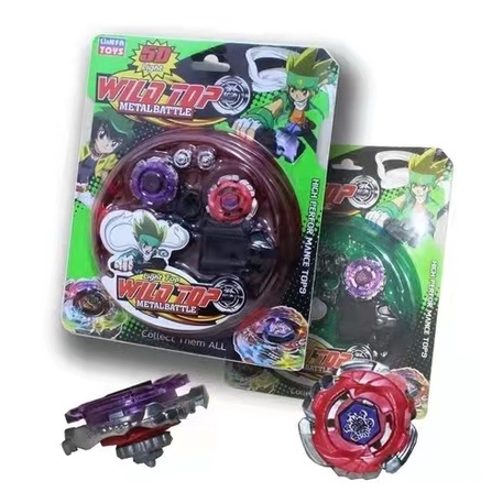 Kit 2 Pião Beyblade Metal Tornado Com Arena 2 Lançador