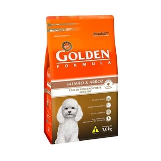 Ração Golden Fórmula Cães Adultos Salmão Mini Bits 3Kg