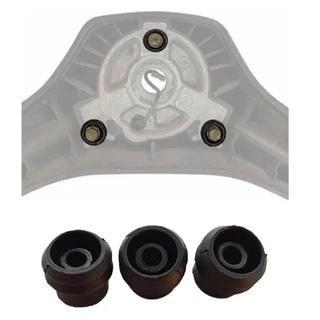 Kit 3 Buchas Volante Buzina Gol Voyage Saveiro 1985 A 1994 Santana