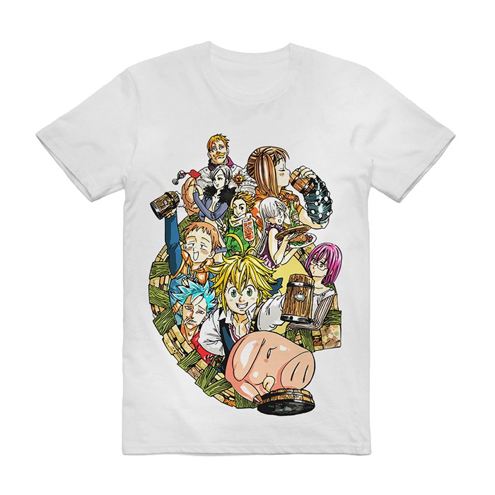 Camiseta Sete Pecados Capitais - Nanatsu no Taizai - E.S.G. - Outros Moda e  Acessórios - Magazine Luiza