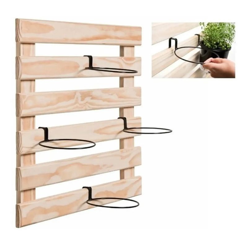 Kit Suportes para jardim vertical 7 de 15 cm e 8 de 11 cm | Shopee Brasil