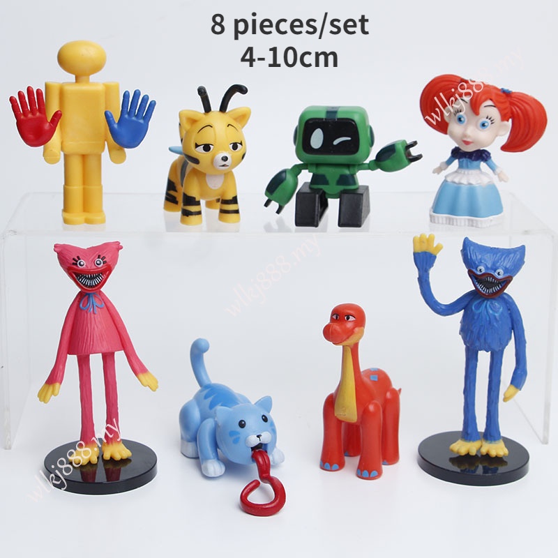 8 Peças/Conjunto Jogo Poppy Playtime Anime Action Figure Brinquedos ...