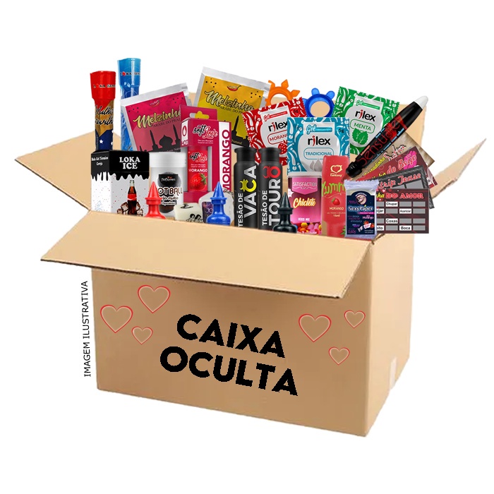 Caixa Oculta Sexy Produtos Adultos Modelo Safadeza Sex Shop Shopee Brasil 1401