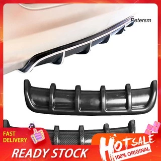 【 In Stock 】 Car Universal ABS Chassis Shark Fin Bending Insert Spoiler Difusor Do Pára-Choques Traseiro