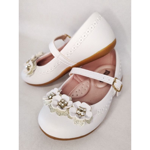 Sapato social feminino infantil branco | Shopee Brasil