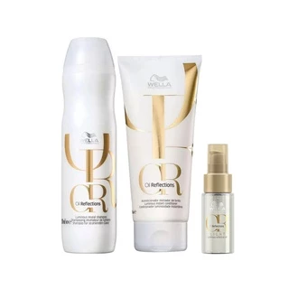 Kit Wella Oil Reflections - Shampoo e Condicionador e Óleo